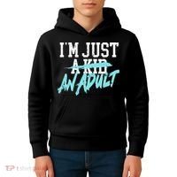 Im Just And Life Is A Nightmare Kids Hoodie thumb 4