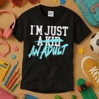 Im Just And Life Is A Nightmare Kids T-Shirt thumb 3