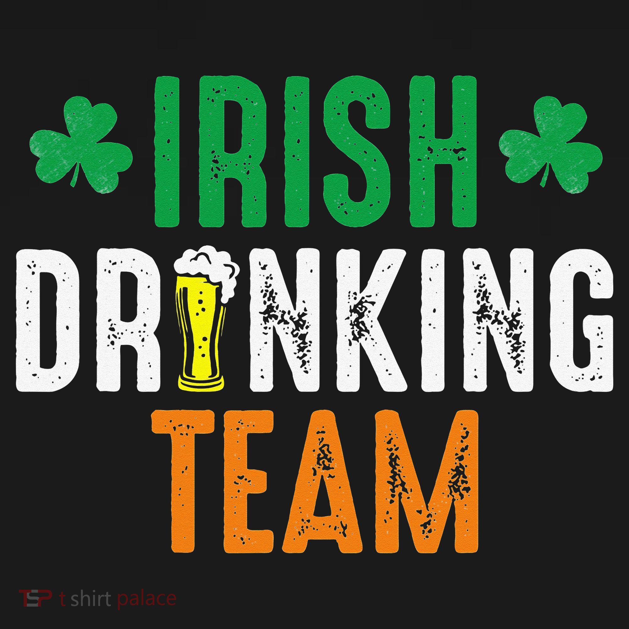 St Patrick's Irish Beer Drinking Team Ireland Flag Clover USA-Made Doggie Bandana