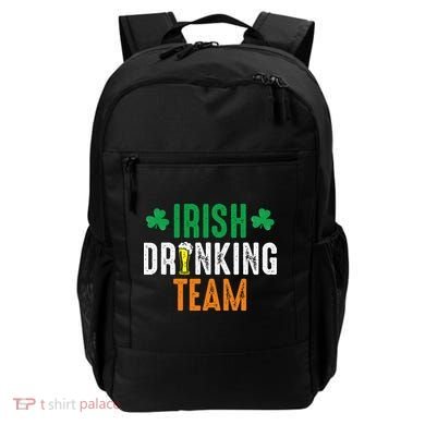 St Patrick's Irish Beer Drinking Team Ireland Flag Clover Backpack
