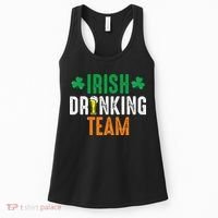 St Patrick's Irish Beer Drinking Team Ireland Flag Clover Women's Tank Top thumb 0