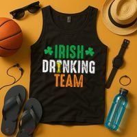 St Patrick's Irish Beer Drinking Team Ireland Flag Clover Tank Top thumb 4