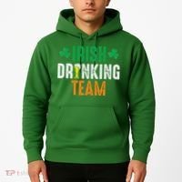 St Patrick's Irish Beer Drinking Team Ireland Flag Clover Hoodie thumb 2