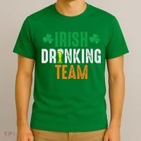 St Patrick's Irish Beer Drinking Team Ireland Flag Clover T-Shirt thumb 3