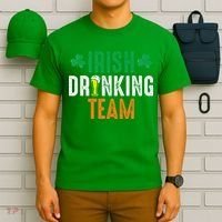 St Patrick's Irish Beer Drinking Team Ireland Flag Clover T-Shirt thumb 6