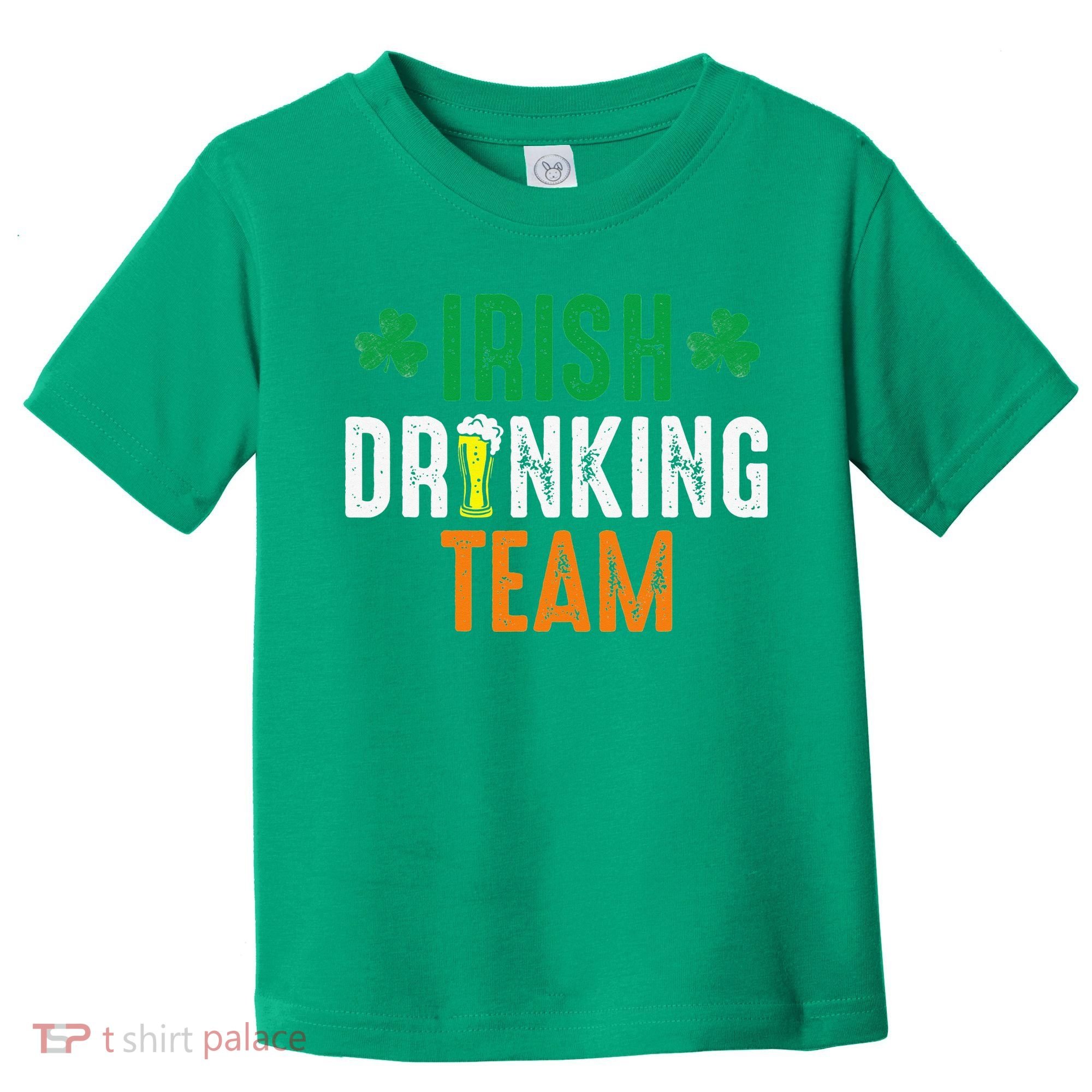 St Patrick's Irish Beer Drinking Team Ireland Flag Clover Toddler T-Shirt