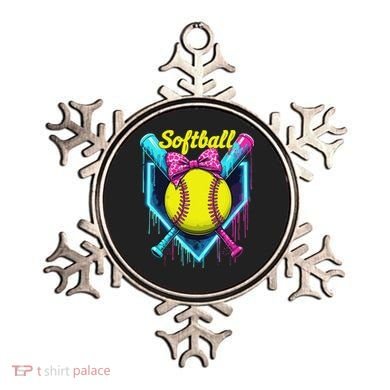 Softball Player Ice Cream Softball Drip Ornament