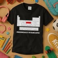 Sarcasm Periodically I'm Sarcastic Kids T-Shirt thumb 3