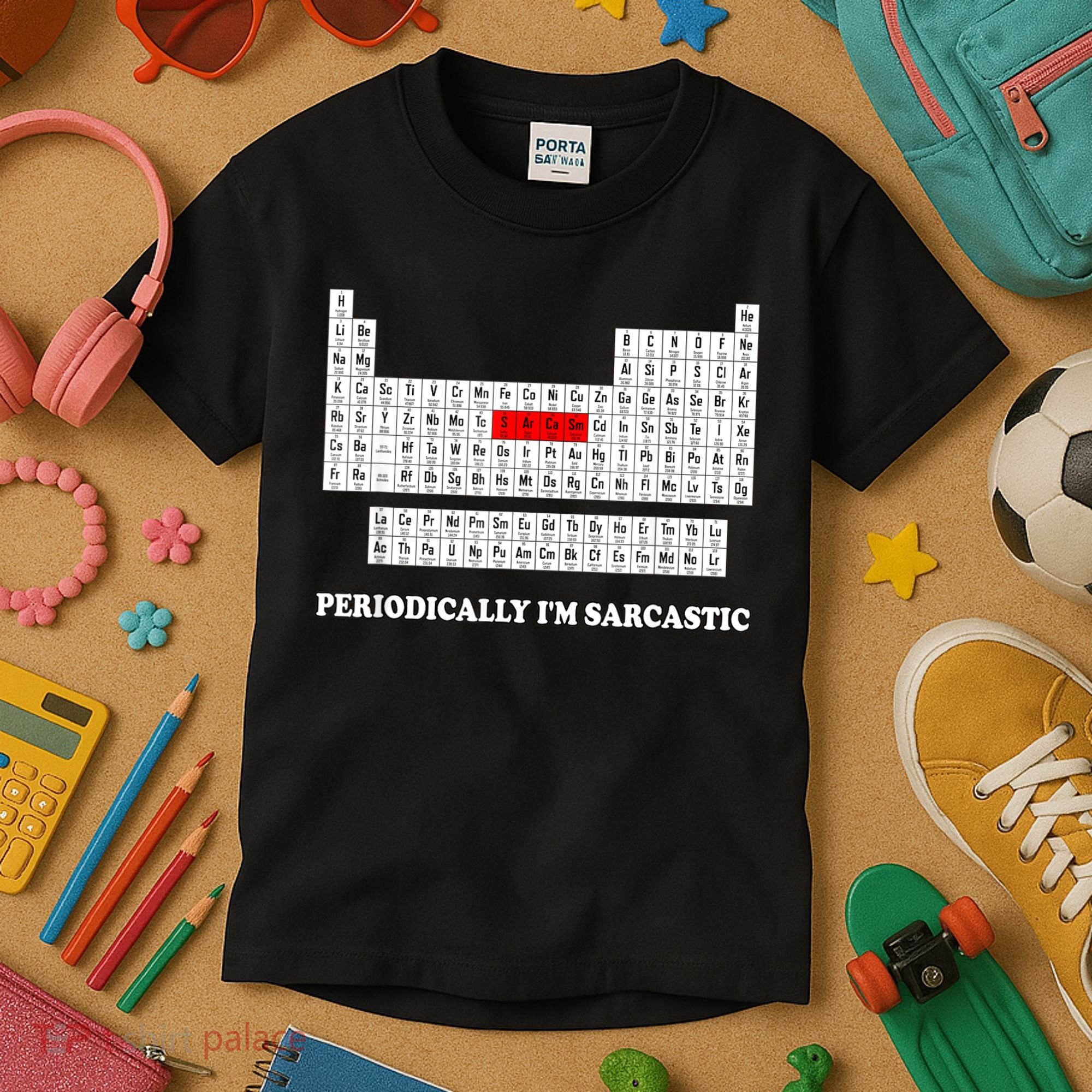 Sarcasm Periodically I'm Sarcastic Kids T-Shirt