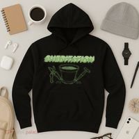Sheditation (Peace In Your Workshop Shed) Gardeners Edit Hoodie thumb 3