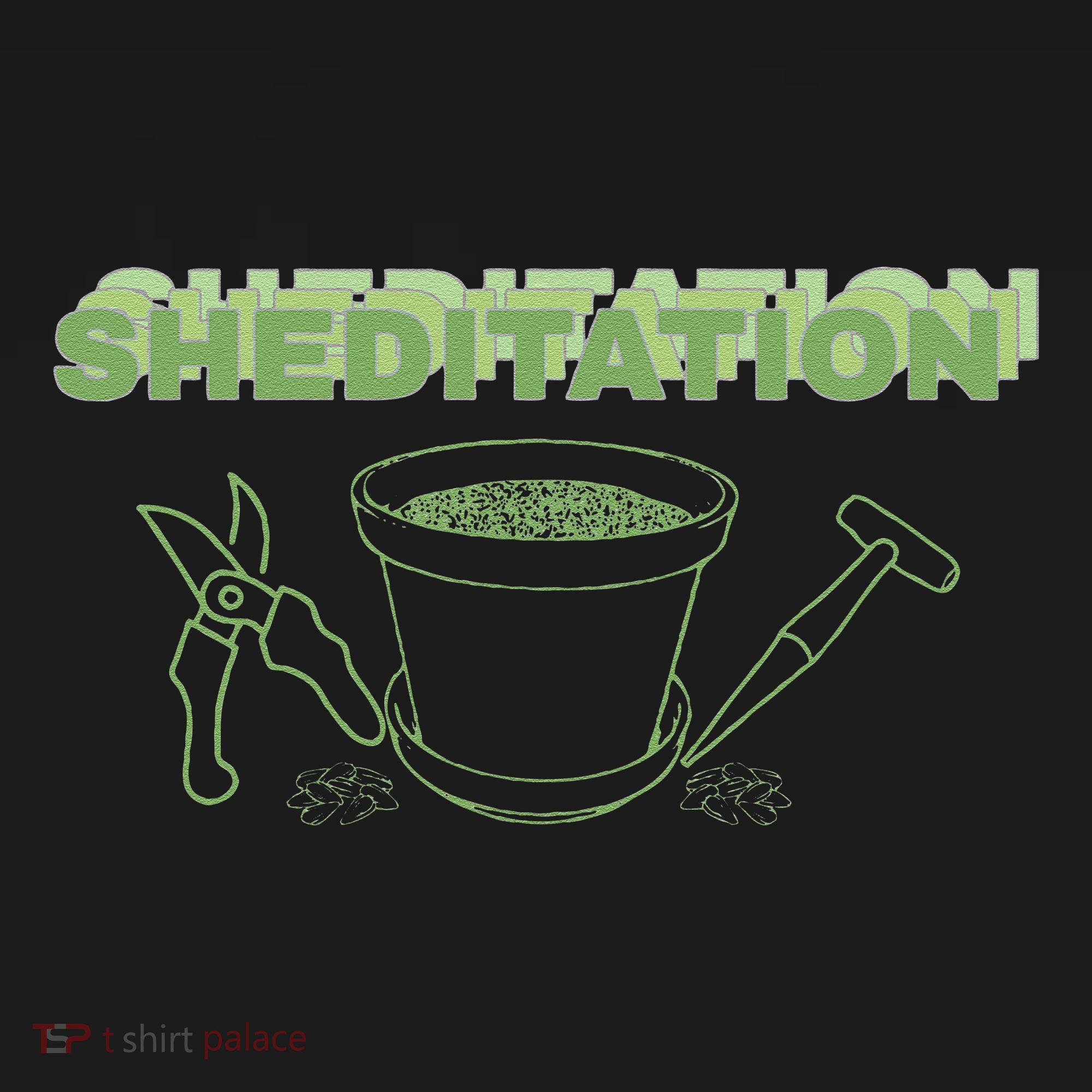 Sheditation (Peace In Your Workshop Shed) Gardeners Edit Sweatshirt
