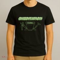 Sheditation (Peace In Your Workshop Shed) Gardeners Edit T-Shirt thumb 3