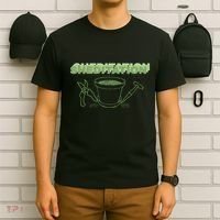 Sheditation (Peace In Your Workshop Shed) Gardeners Edit T-Shirt thumb 6