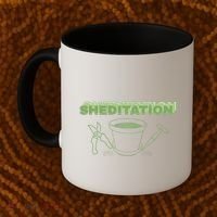 Sheditation (Peace In Your Workshop Shed) Gardeners Edit Coffee Mug thumb 2