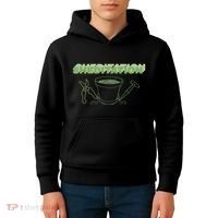 Sheditation (Peace In Your Workshop Shed) Gardeners Edit Kids Hoodie thumb 4