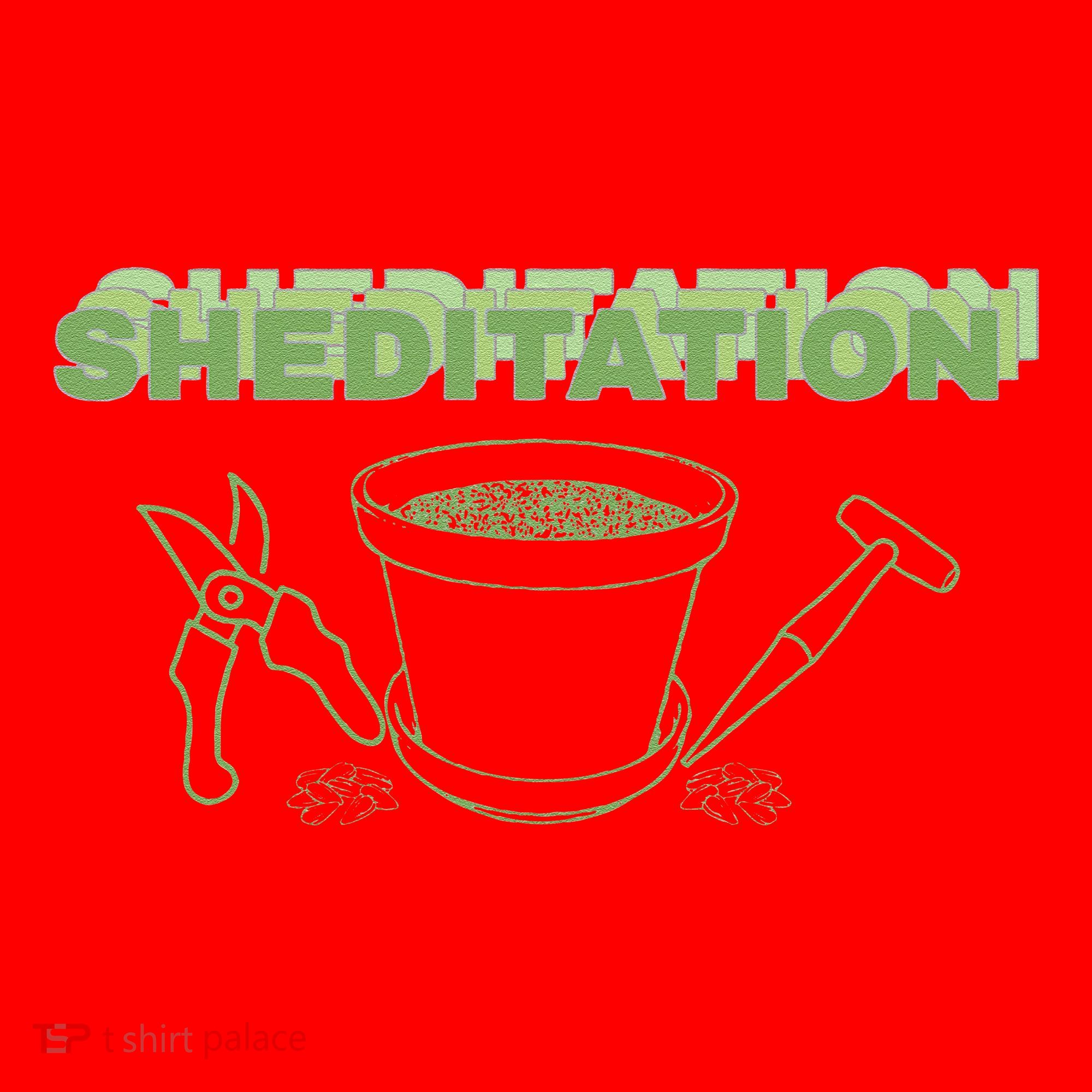Sheditation (Peace In Your Workshop Shed) Gardeners Edit Santa Hat