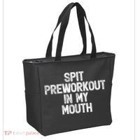 Spit Preworkout In My Mouth Tote Bag thumb 2