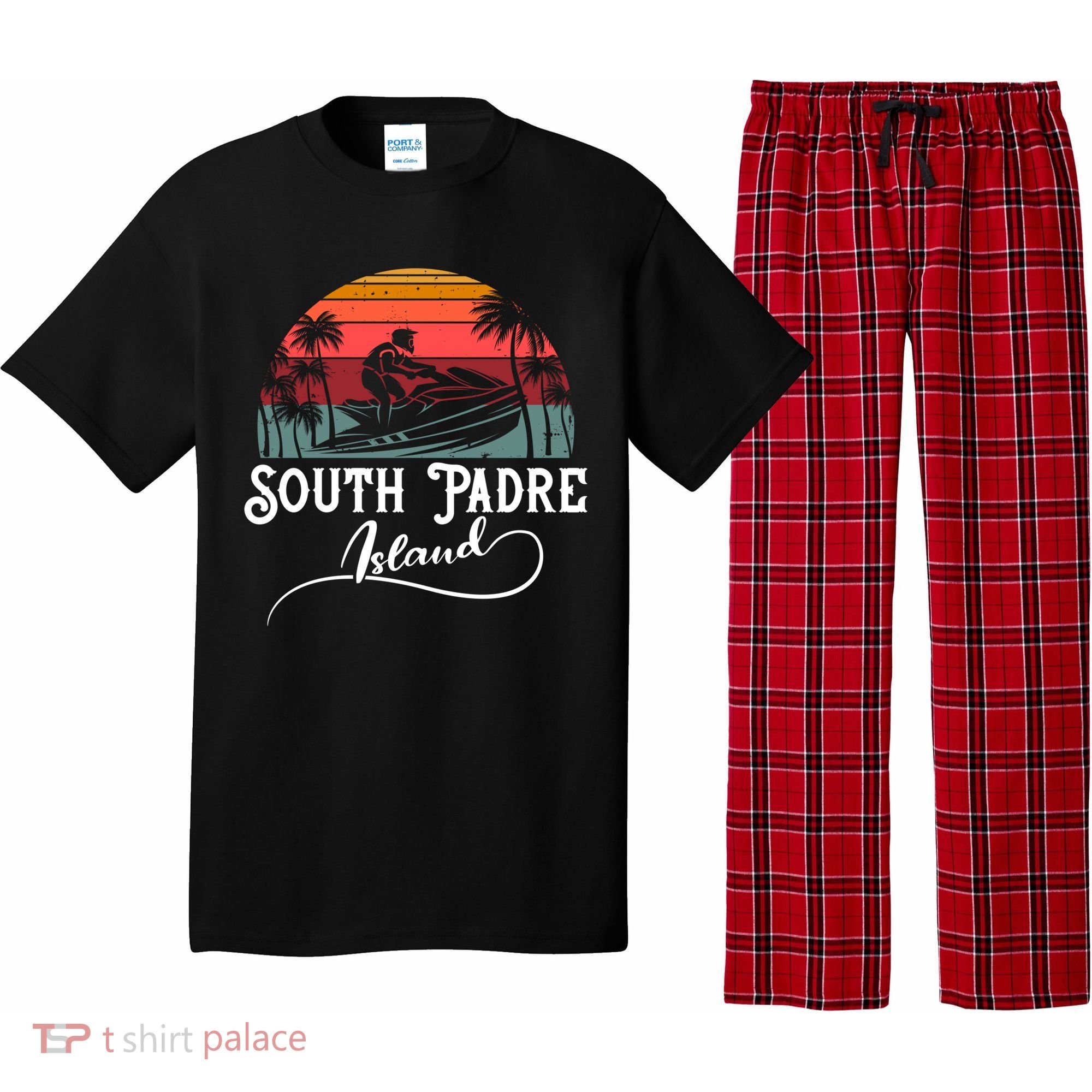 South Padre Island Jet Ski Lover Great Gift Pajama Set