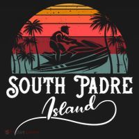 South Padre Island Jet Ski Lover Great Gift Women's Hoodie thumb 2