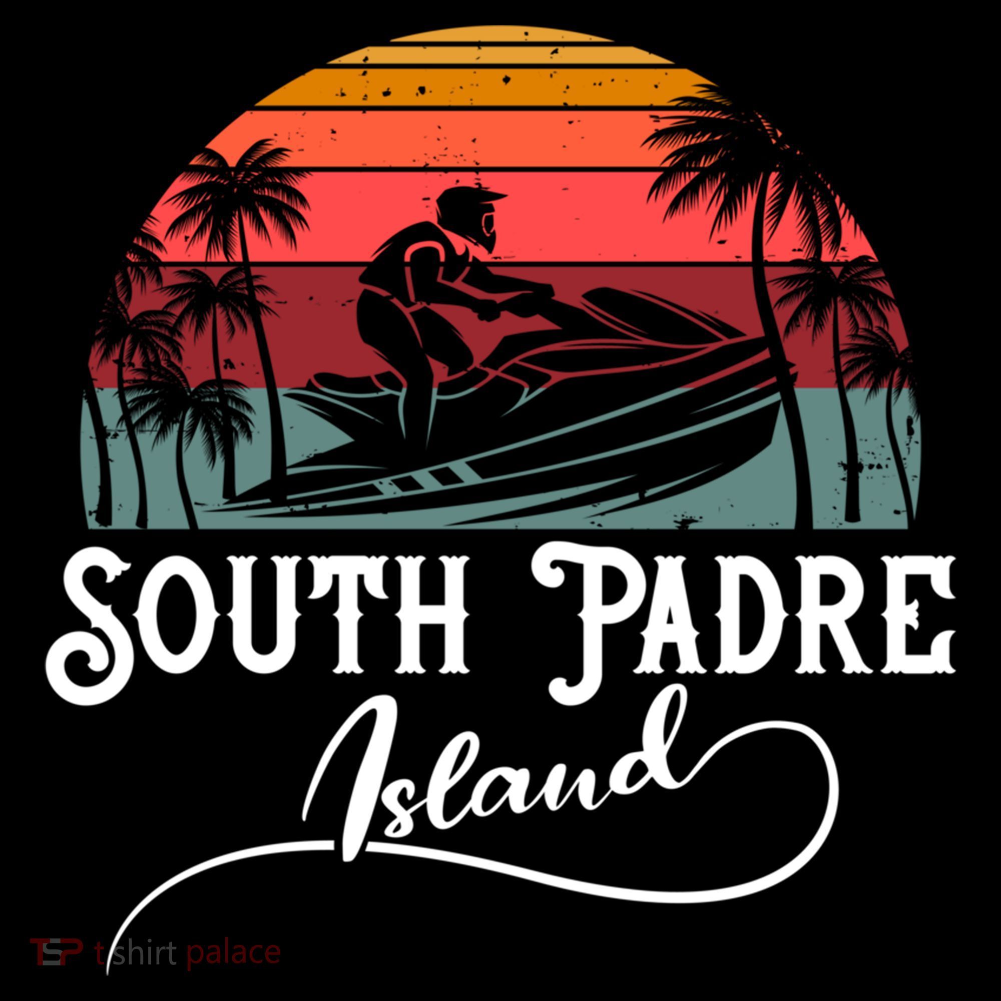 South Padre Island Jet Ski Lover Great Gift Women's Hoodie