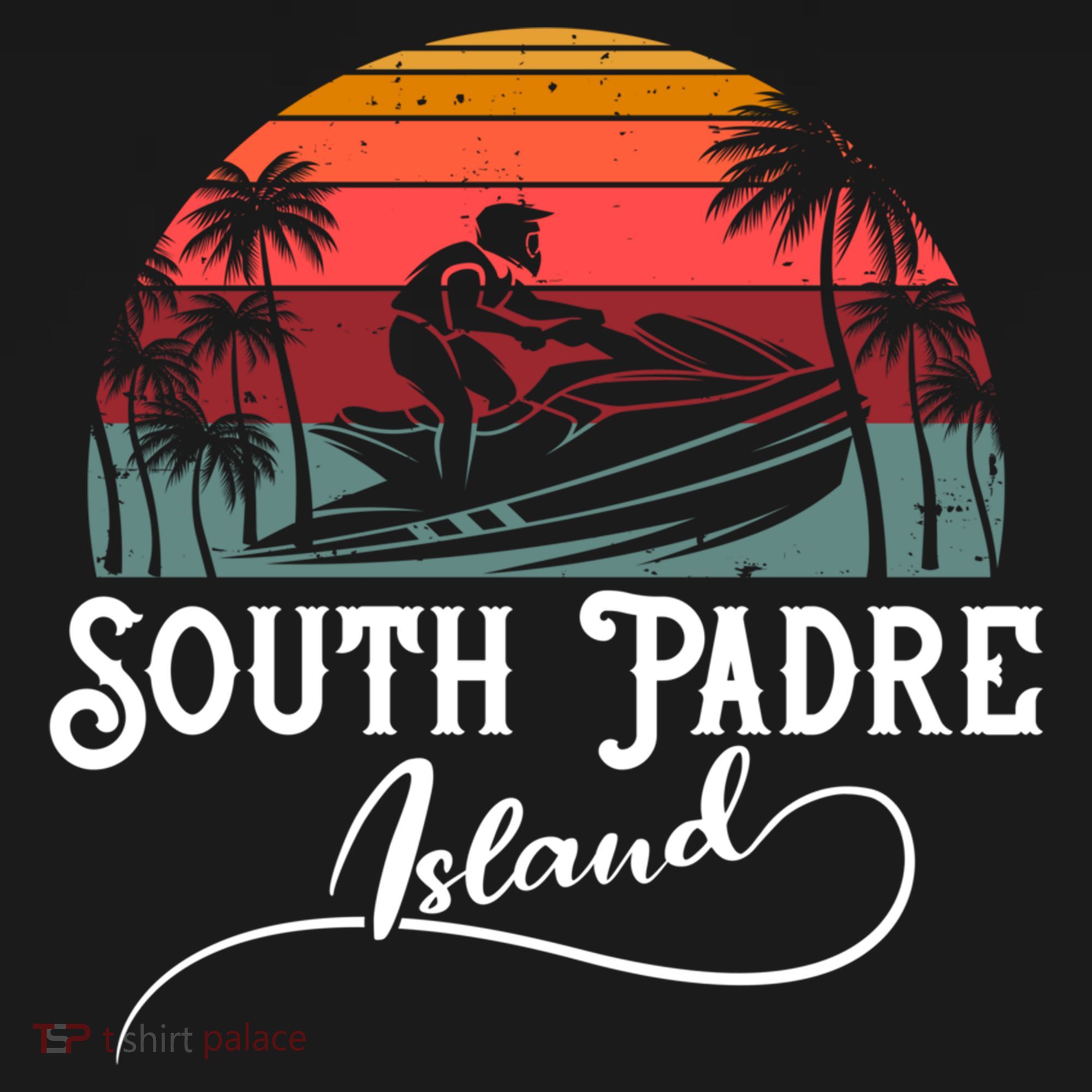 South Padre Island Jet Ski Lover Great Gift Ornament