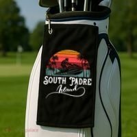 South Padre Island Jet Ski Lover Great Gift Golf Towel thumb 2