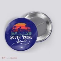 South Padre Island Jet Ski Lover Great Gift Button thumb 0