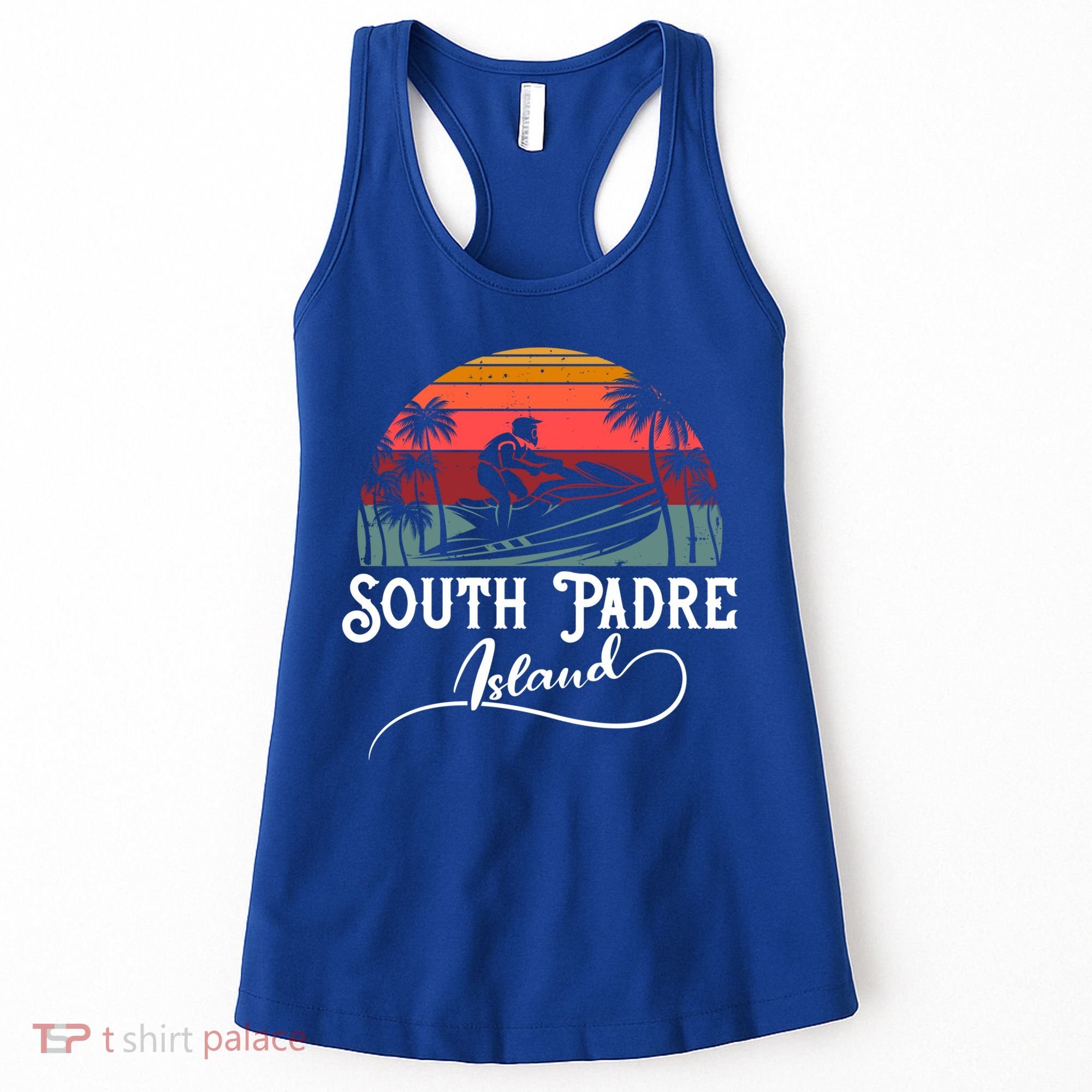 South Padre Island Jet Ski Lover Great Gift Women's Tank Top
