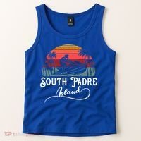 South Padre Island Jet Ski Lover Great Gift Tank Top thumb 2