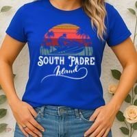 South Padre Island Jet Ski Lover Great Gift Women's T-Shirt thumb 2