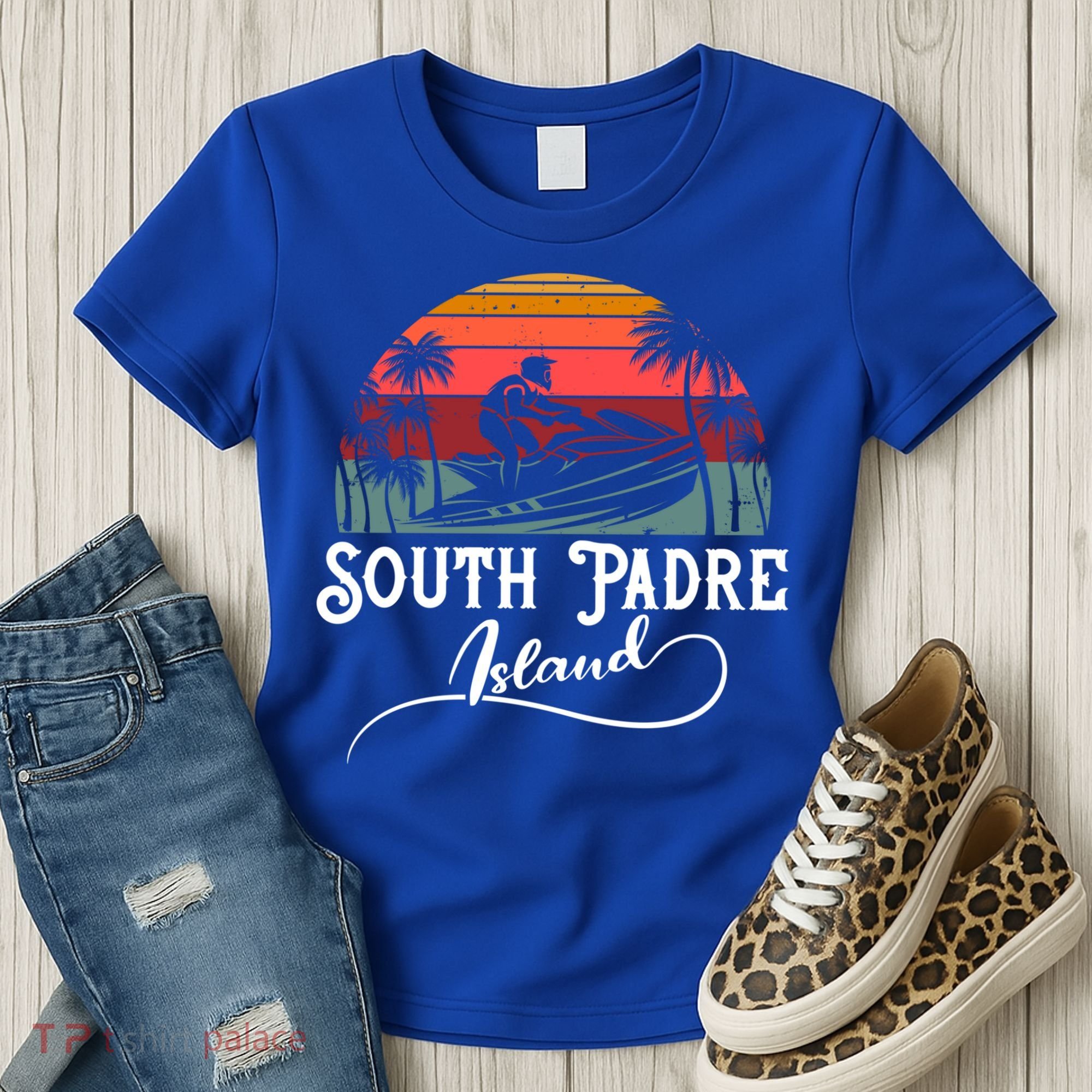 South Padre Island Jet Ski Lover Great Gift Women's T-Shirt