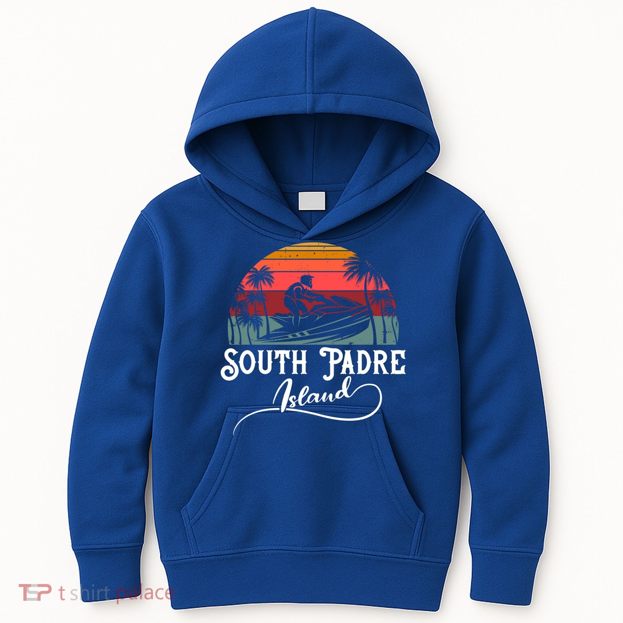 South Padre Island Jet Ski Lover Great Gift Kids Hoodie