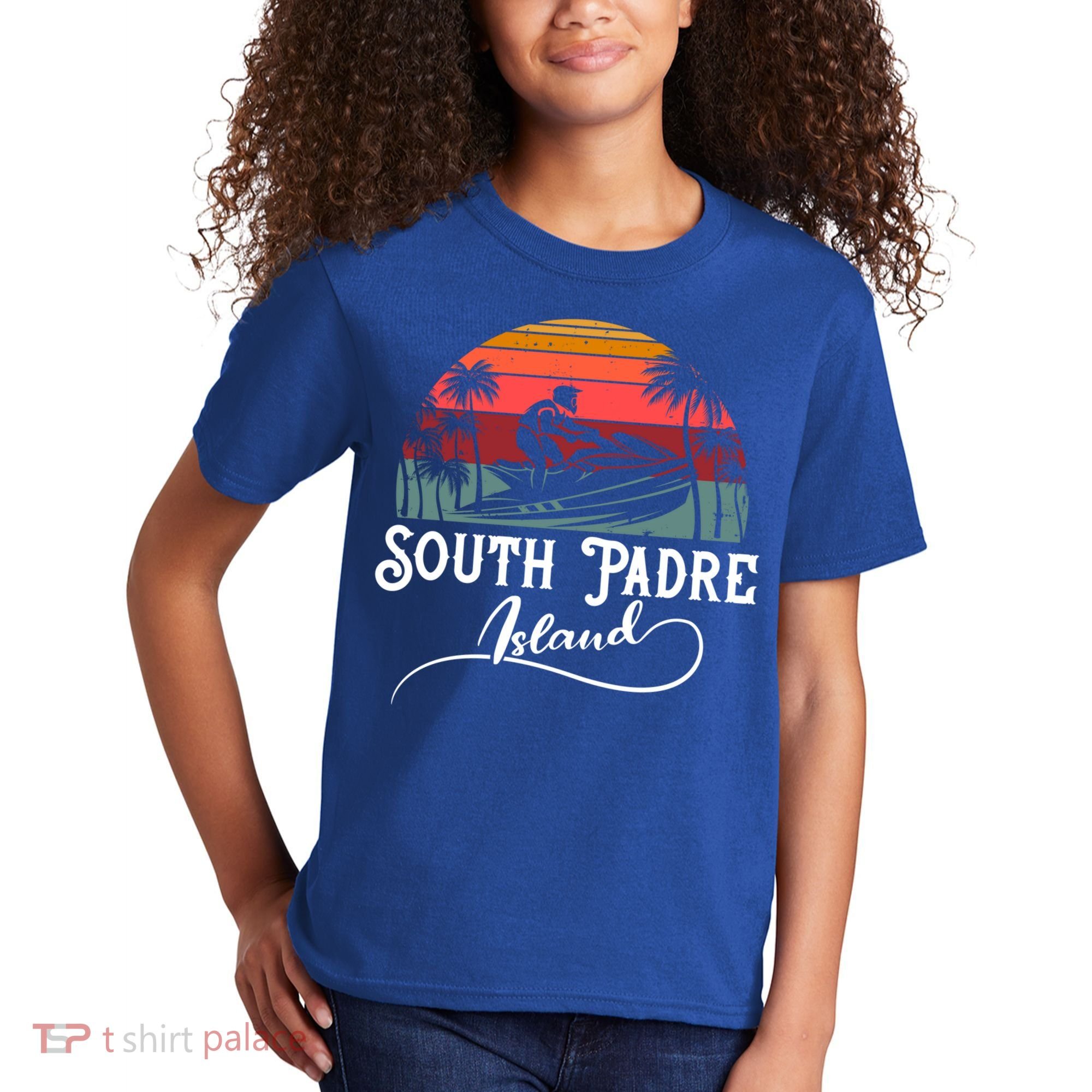 South Padre Island Jet Ski Lover Great Gift Kids T-Shirt