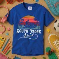 South Padre Island Jet Ski Lover Great Gift Kids T-Shirt thumb 3