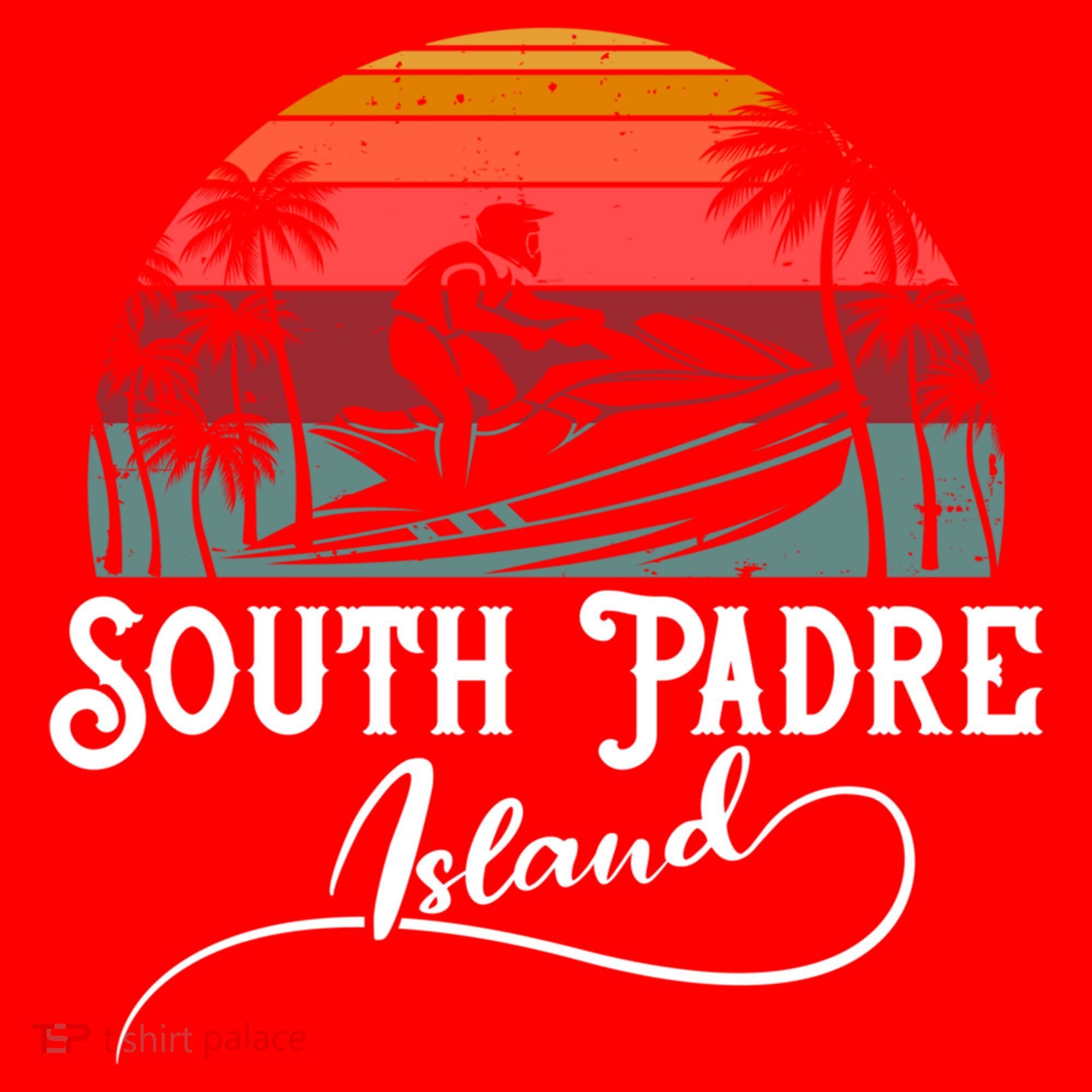South Padre Island Jet Ski Lover Great Gift Santa Hat