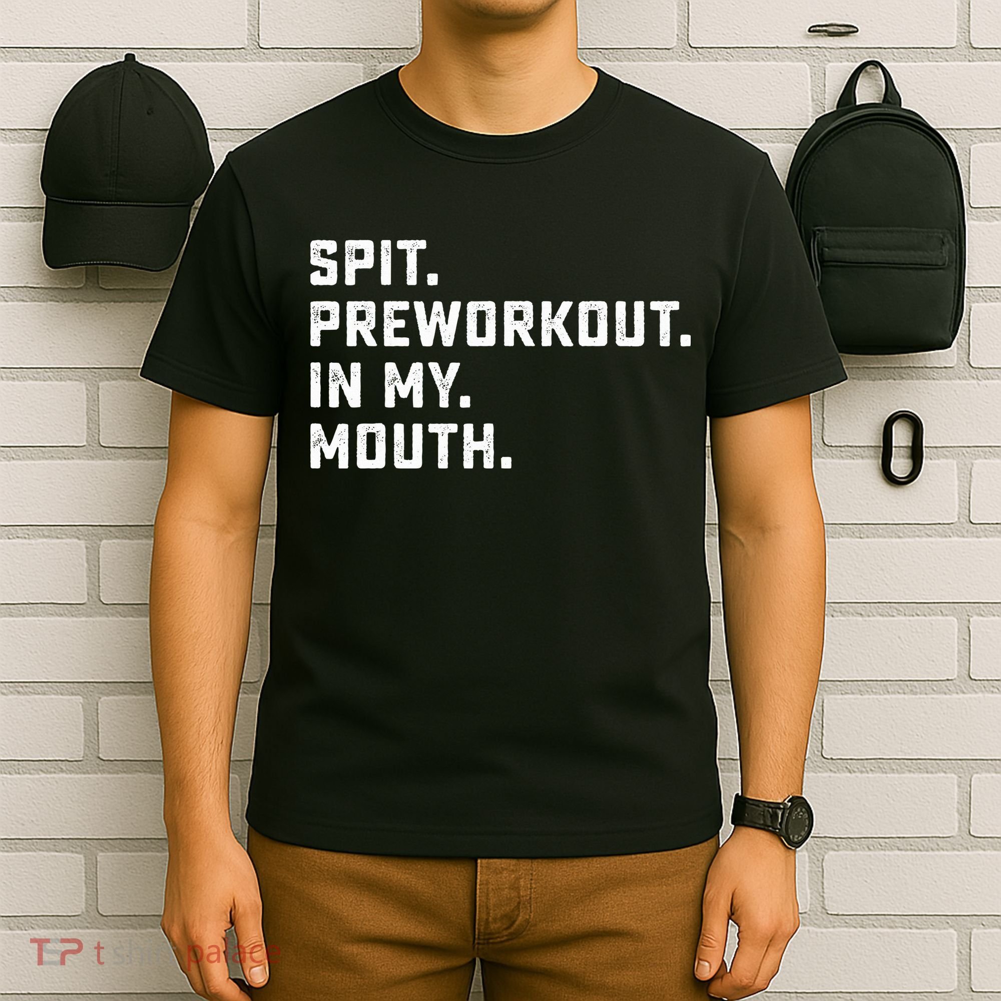Spit Preworkout In My Mouth Retro Vintage T-Shirt
