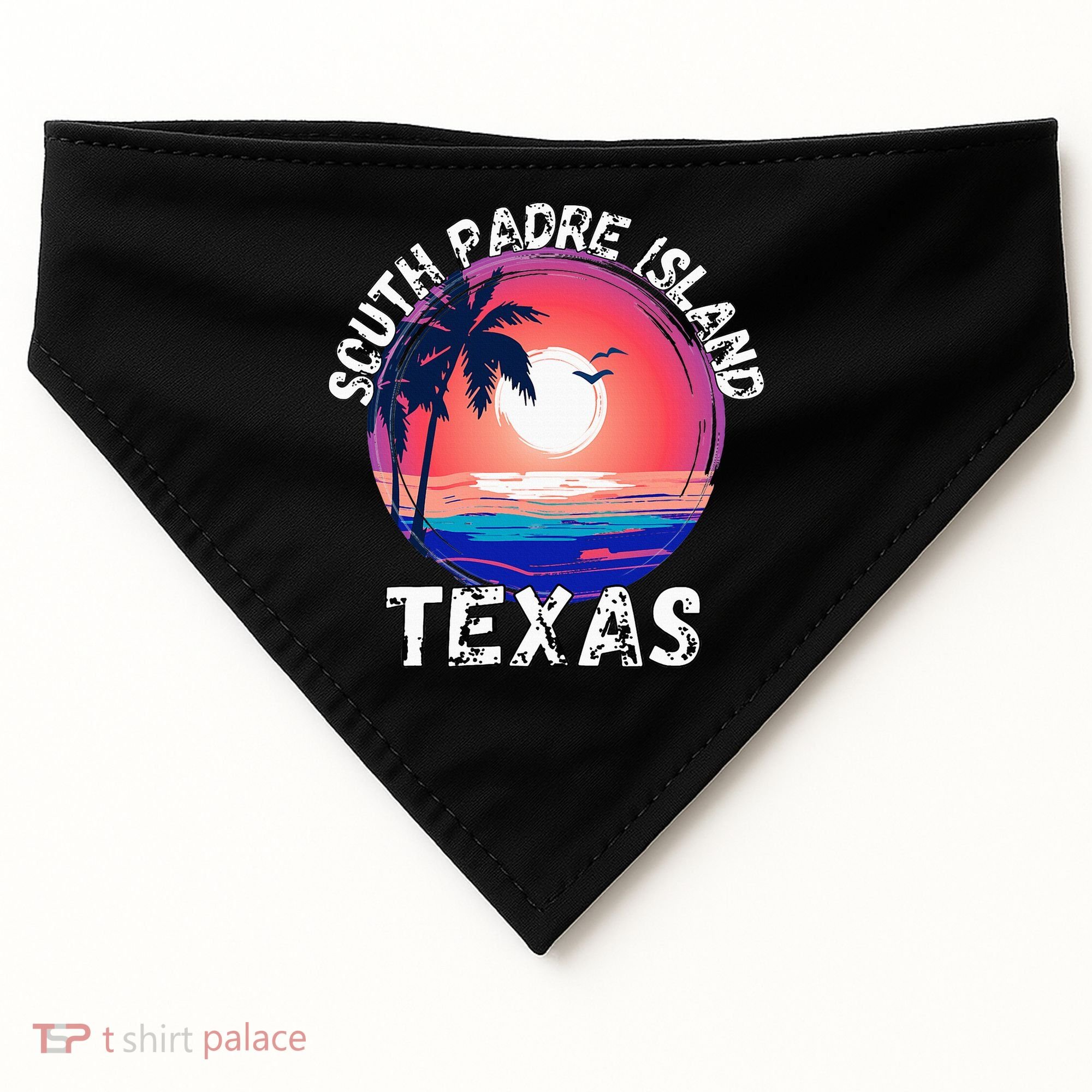 South Padre Island Souvenirs USA-Made Doggie Bandana