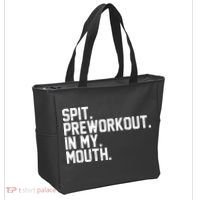 Spit Preworkout In My Mouth Tote Bag thumb 2