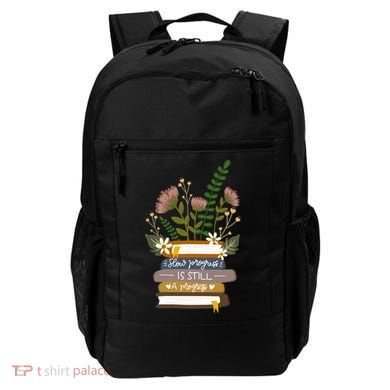 Slow Progress Is Still Progress Book Lover Backpack