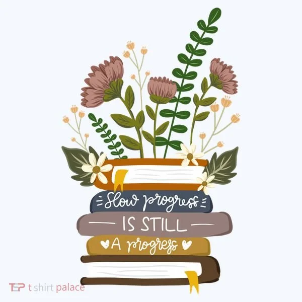 Slow Progress Is Still Progress Book Lover Doggie Tank
