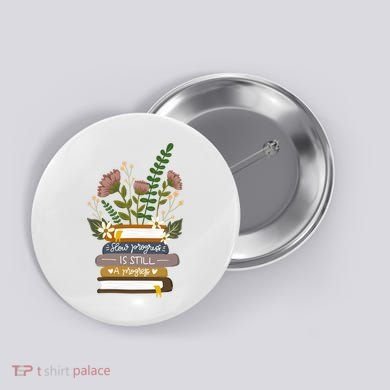 Slow Progress Is Still Progress Book Lover Button