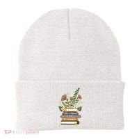 Slow Progress Is Still Progress Book Lover Beanie thumb 0