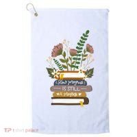Slow Progress Is Still Progress Book Lover Golf Towel thumb 0