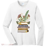 Slow Progress Is Still Progress Book Lover Women's Long Sleeve Shirt thumb 0