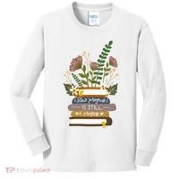 Slow Progress Is Still Progress Book Lover Kids Long Sleeve Shirt thumb 0
