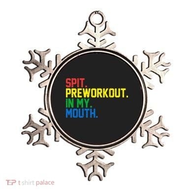 Spit Preworkout In My Mouth Retro Color Ornament