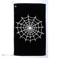 Spider Web Halloween Golf Towel thumb 0