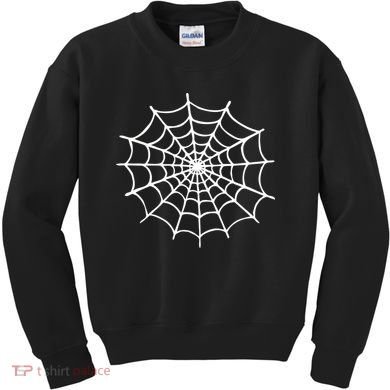 Spider Web Halloween Kids Sweatshirt