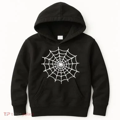 Spider Web Halloween Kids Hoodie