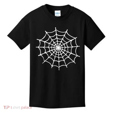 Spider Web Halloween Kids T-Shirt